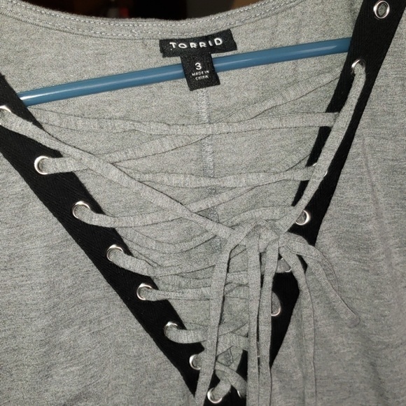 🚫SOLD Torrid Grey Dress - Picture 2 of 4